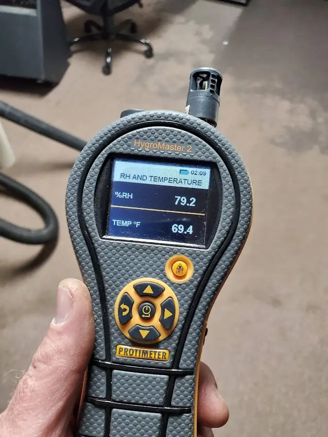 Moisture meter humidity assessment for Fire & Smoke Damage Restoration in Westtown